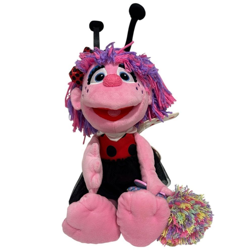 Abby Cadabby Ladybug Fairy Sesame Place Seaworld Plush Toy 15" EUC